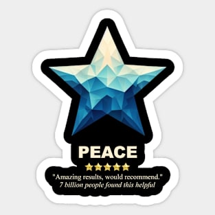 PEACE Hoodies Sticker